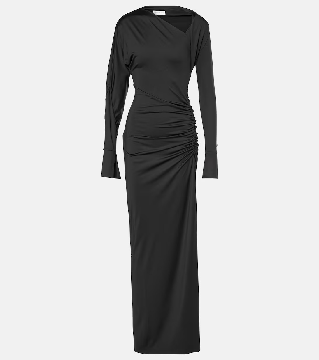 Ruched asymmetric gown | Mytheresa (UK)