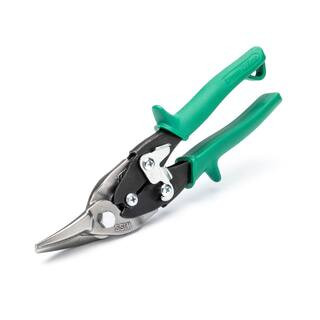 Wiss 9-3/4 in. Compound Action Straight and Right Cut Aviation Snips M2R - The Home Depot | The Home Depot