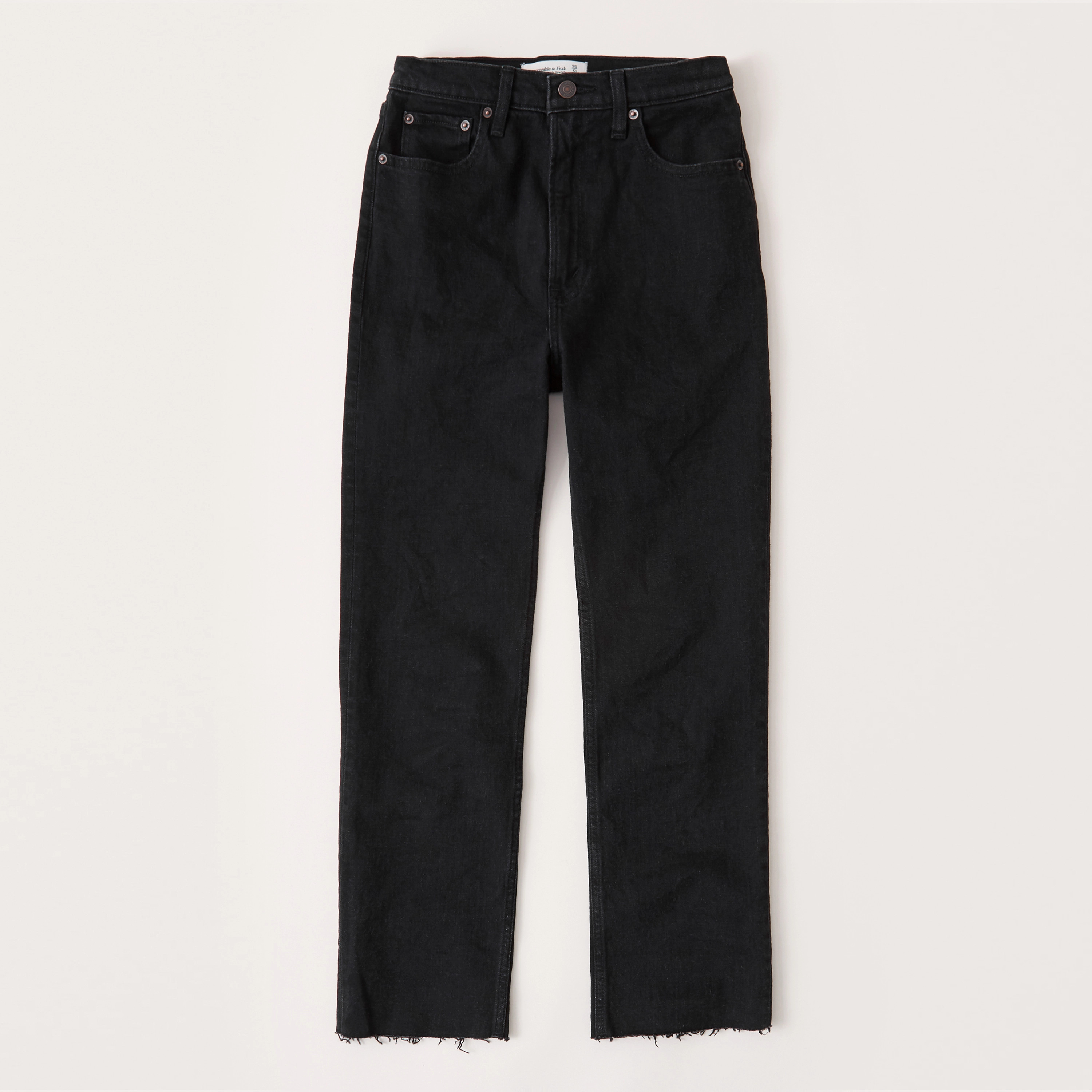 Ultra High Rise Ankle Straight Jeans | Abercrombie & Fitch (US)