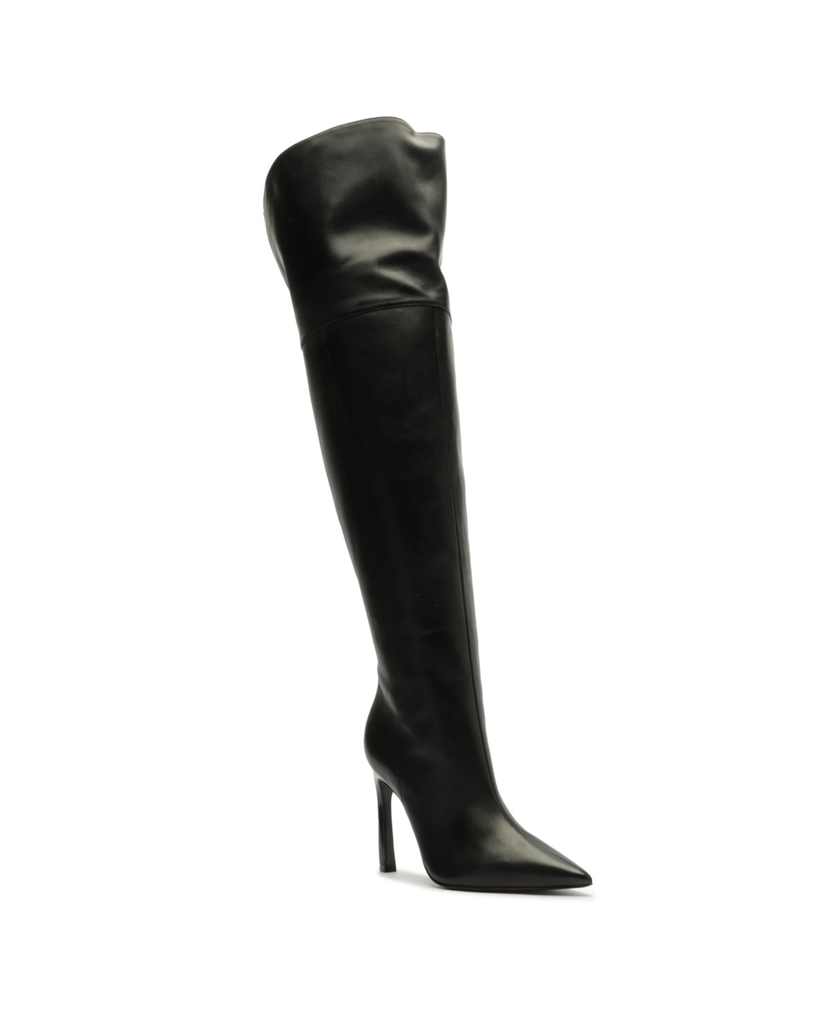 Schutz Women's Cate Over the Knee Pointed Toe Boots - Black | Macy's