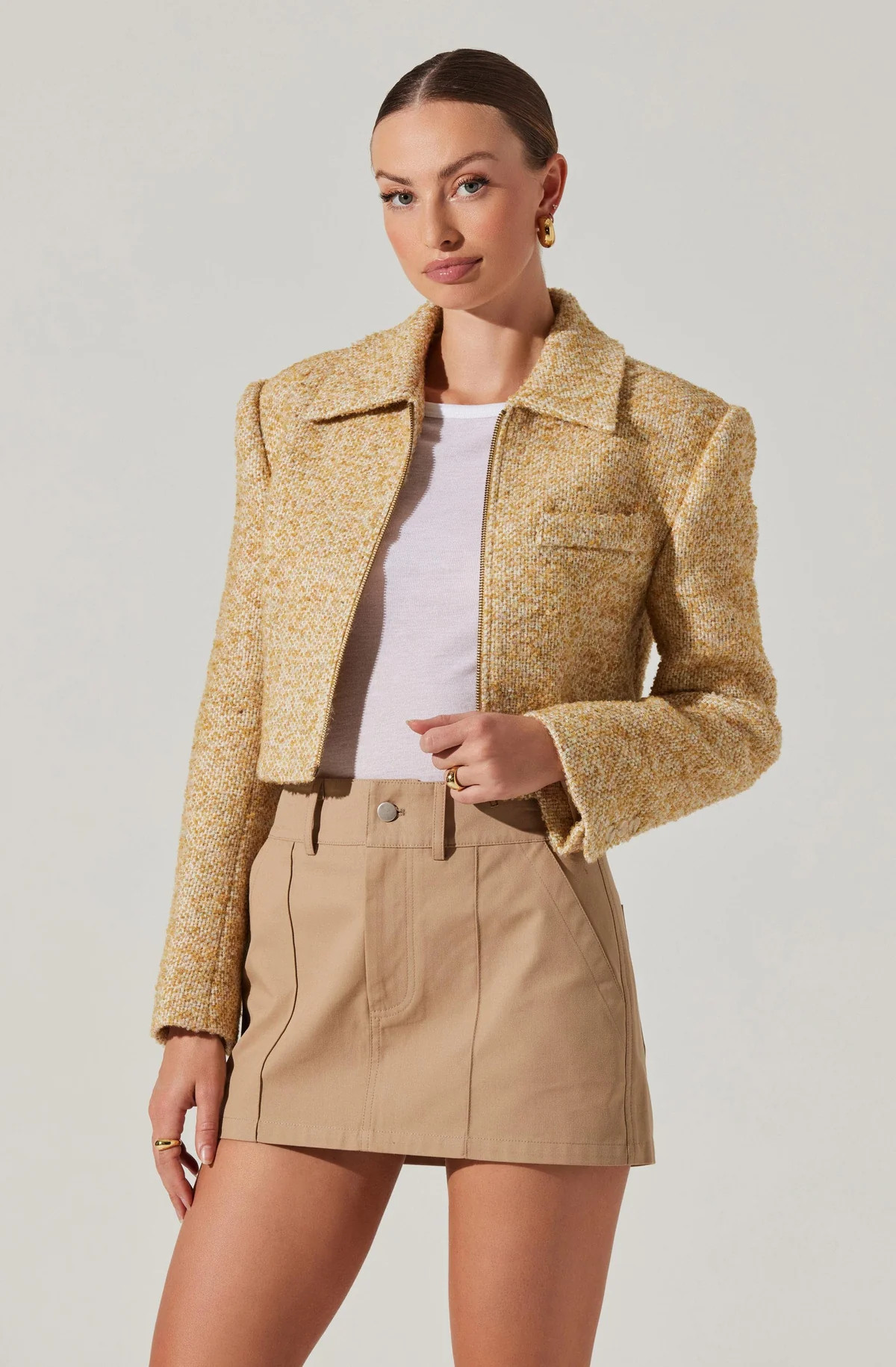 Lindsay Cropped Jacket | ASTR The Label (US)