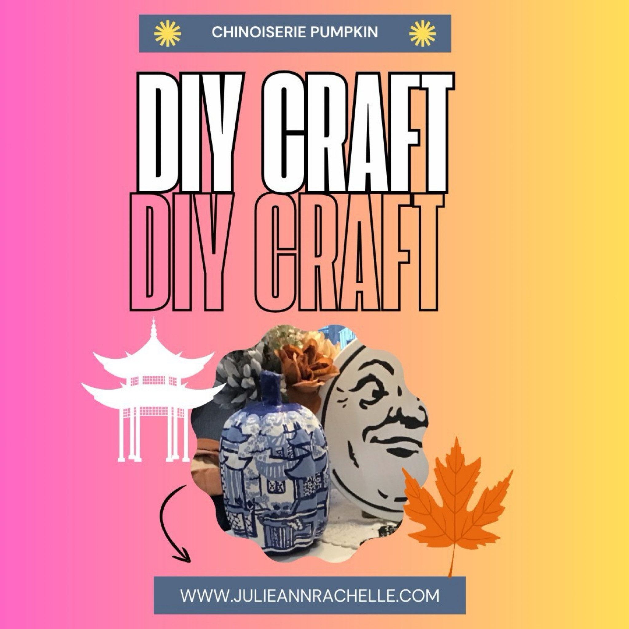 Take your crafty decorating skills up a notch with my tips for making awesome chinoiserie pumpkins!

Read more 👉 https://bit.ly/DIYBlueAndWhitePumpkin

#FallDecor