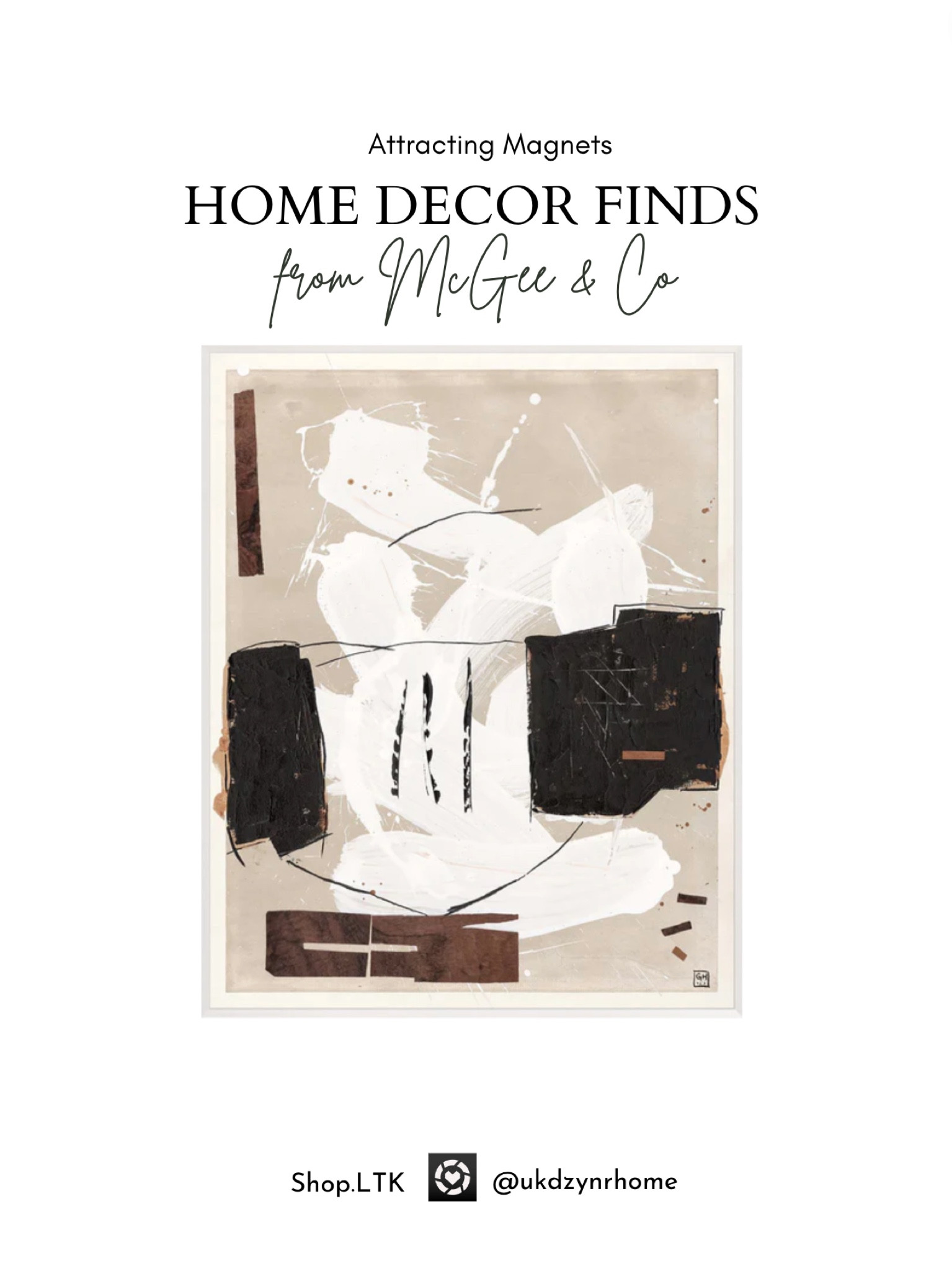 Abstract Wall Art from McGee & Co.

#LTKhome