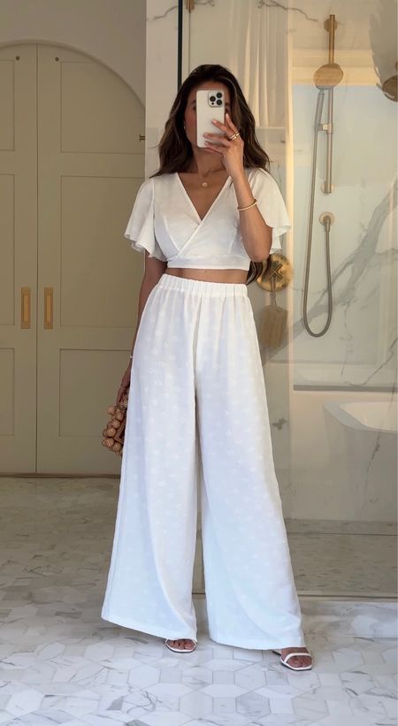 Heyyy gorgeous girly!!! Inspired by Free People, this romantic white set will be sure to stun!!! 🤍🤩 Wearing size Small in set (linking an alternative due to limited sizes ☺️) and size 8 in shoes!!! Thankful and grateful for pretty you!!! Sending hugs!!! Xoxo!!! 🕊️

#LTKunder100 #LTKunder50 #LTKstyletip