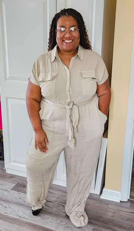 Currently $17.59! Available in plus size and straight size. I'm wearing a 1X. Jumpsuit From Maurices!

#LTKsalealert #LTKplussize #LTKfindsunder50