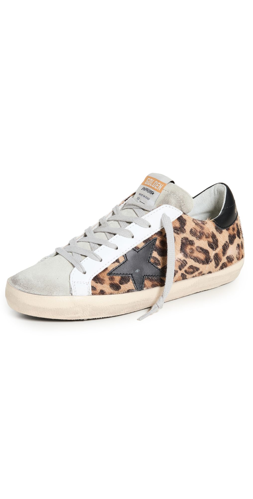 Golden Goose Leopard Haircalf Superstar Sneakers | Shopbop