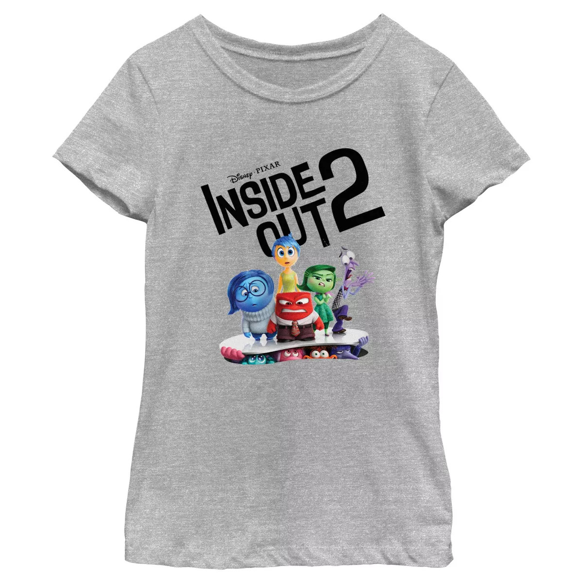 Girl's Inside Out 2 Logo New Emotions T-Shirt | Target