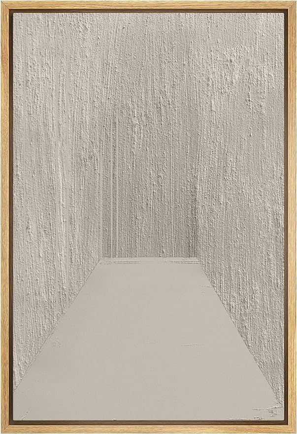 Amazon.com: SIGNWIN Framed Canvas Print Wall Art Geometric Gray Color Field Landscape Abstract Sh... | Amazon (US)