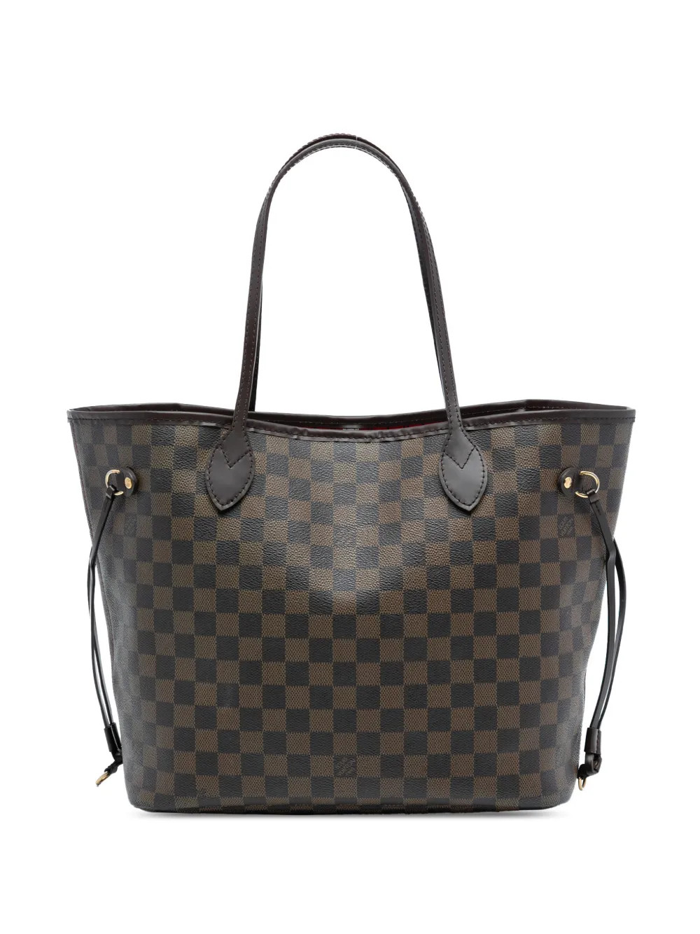 Louis Vuitton Pre-Owned 2008 Damier Ebene Neverfull MM tote bag - Brown | Farfetch Global