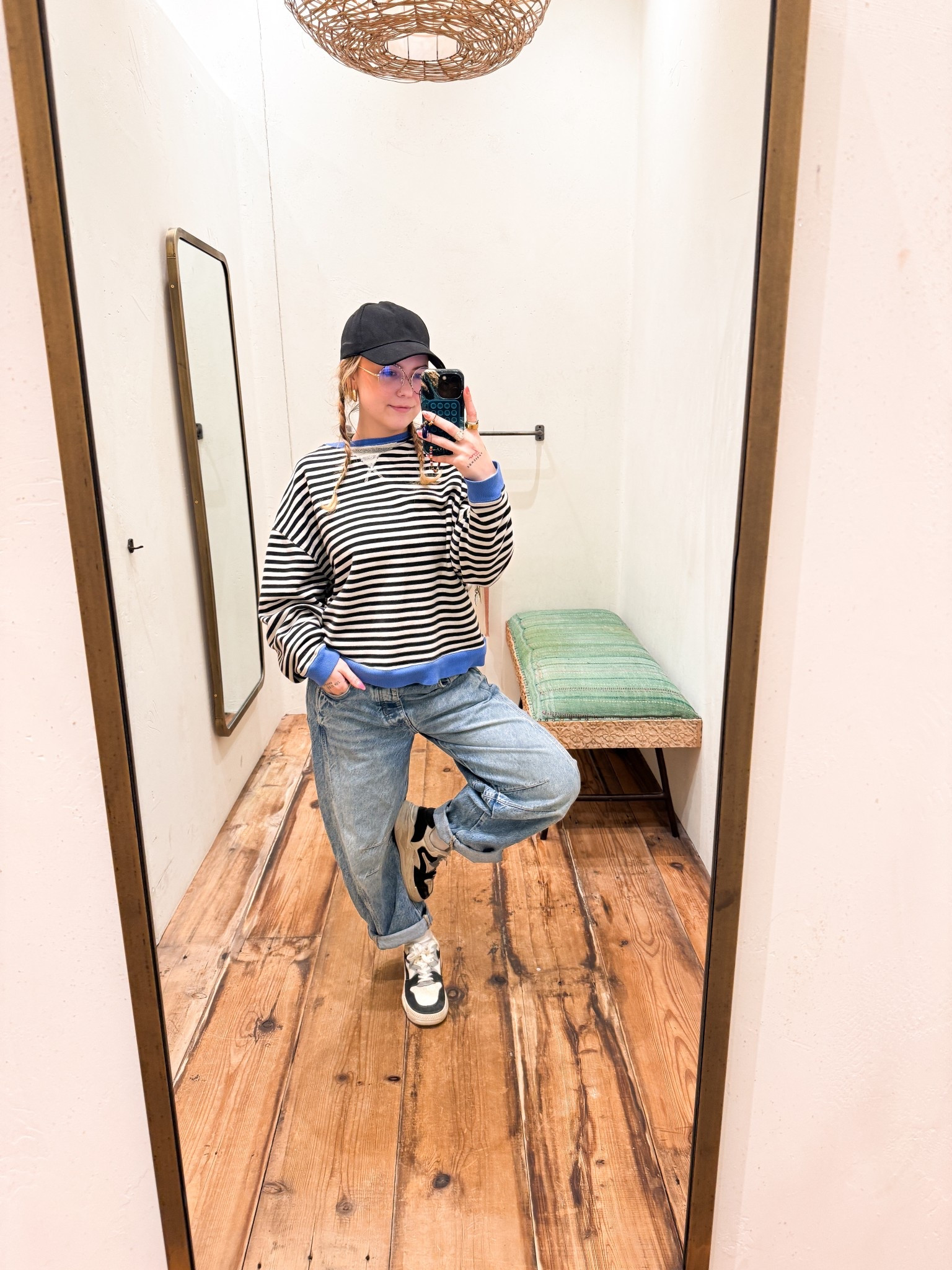 classic striped crew neck & good luck barrel jeans from free people ✨

#LTKWatchNow #LTKActive #LTKFindsUnder50