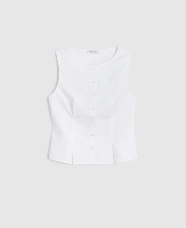 The Rosalie Sleeveless Top | Madewell