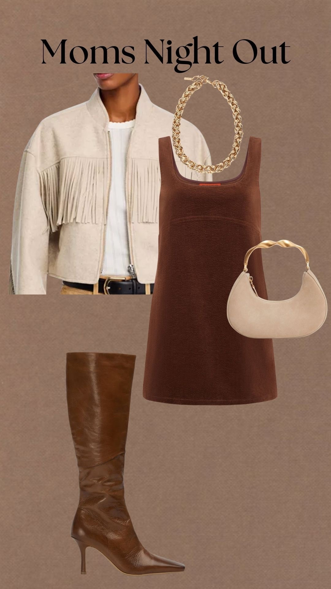 Mom’s Night Out!
Simon Miller Mini Dress, Fringe Crop Jacket, Tony Bianco Boots, SIMKHAI Nixi Suede Twist Top-Handle Bag, Bexley Necklace!

#LTKStyleTip #LTKItBag #LTKShoeCrush