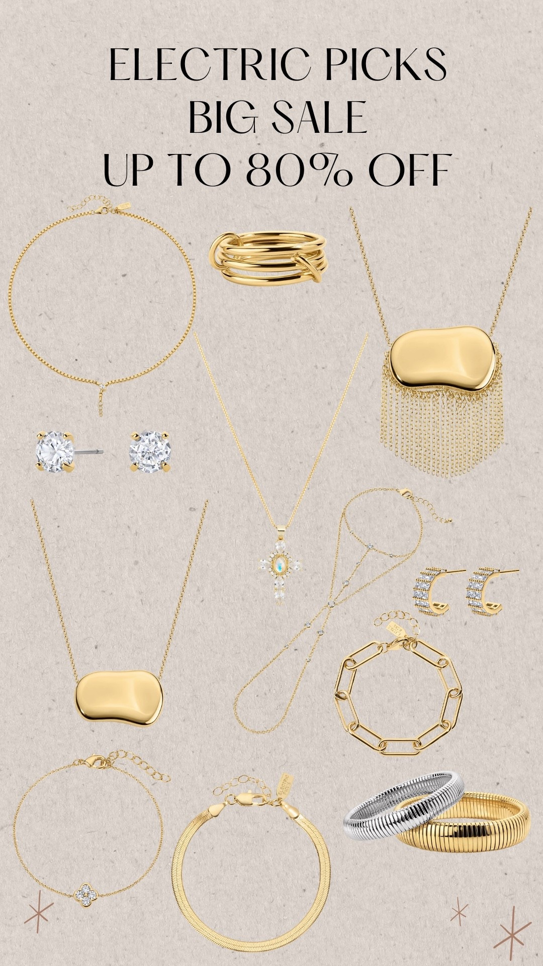 Electric Picks Big Sale✨🤩 up to 80% off — these are some of my favorite pieces. I absolutely love this jewelry brand and they have a lifetime guarantee 🫶🏻


#electricpicks #jewelry #trendyjewelry #favjewelry #lifetimeguarantee #goldjewelry #daintypieces #jewelrycollection #springsale

#LTKSaleAlert