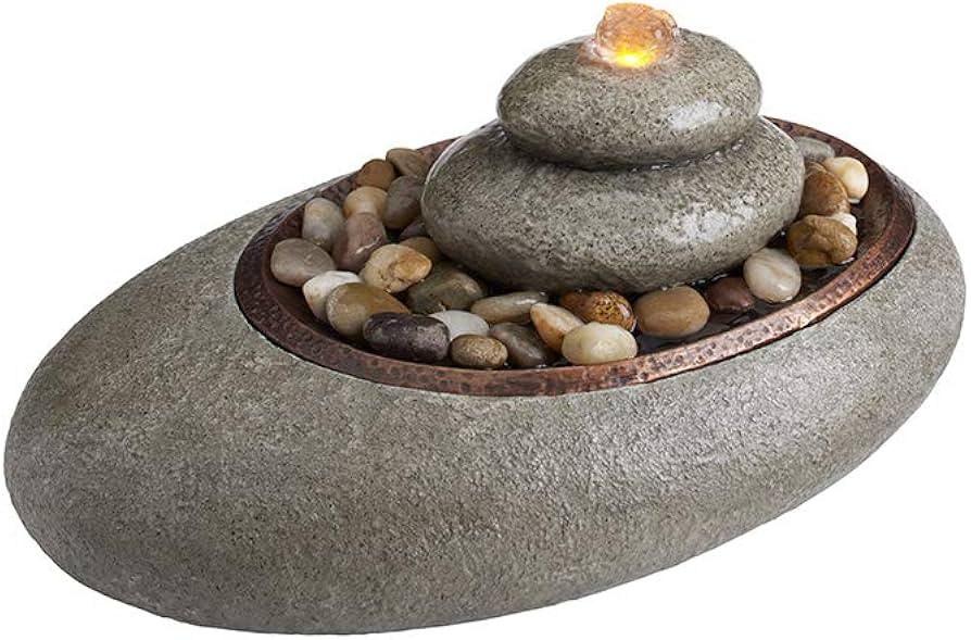 Homedics Mirra Oceanside Relaxation Fountain - Serene Decorative Home Decor | Amazon (US)