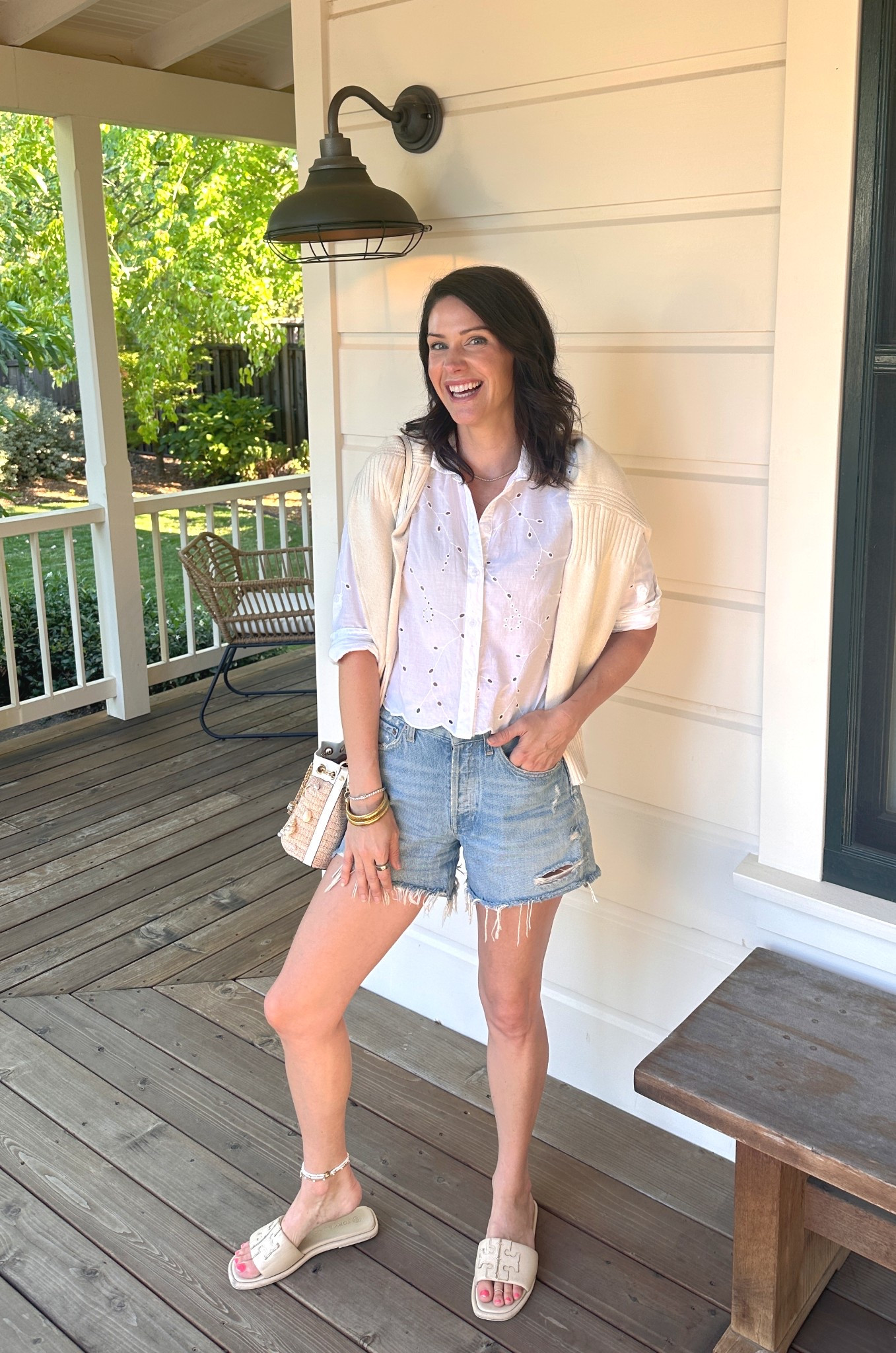 Night one in wine country. I love this as a fall transition outfit. Can easily be paired with jeans in the fall. Shorts are my favorite! I’ve had them for 2 years and they are worth the price tag  

#LTKSeasonal #LTKSaleAlert #LTKTravel