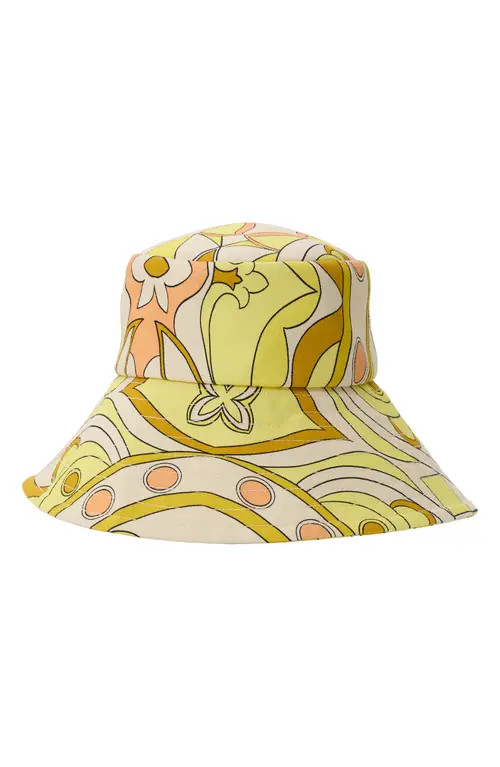 AFRM Snake Print Bucket Hat in Geo Scarf at Nordstrom | Nordstrom