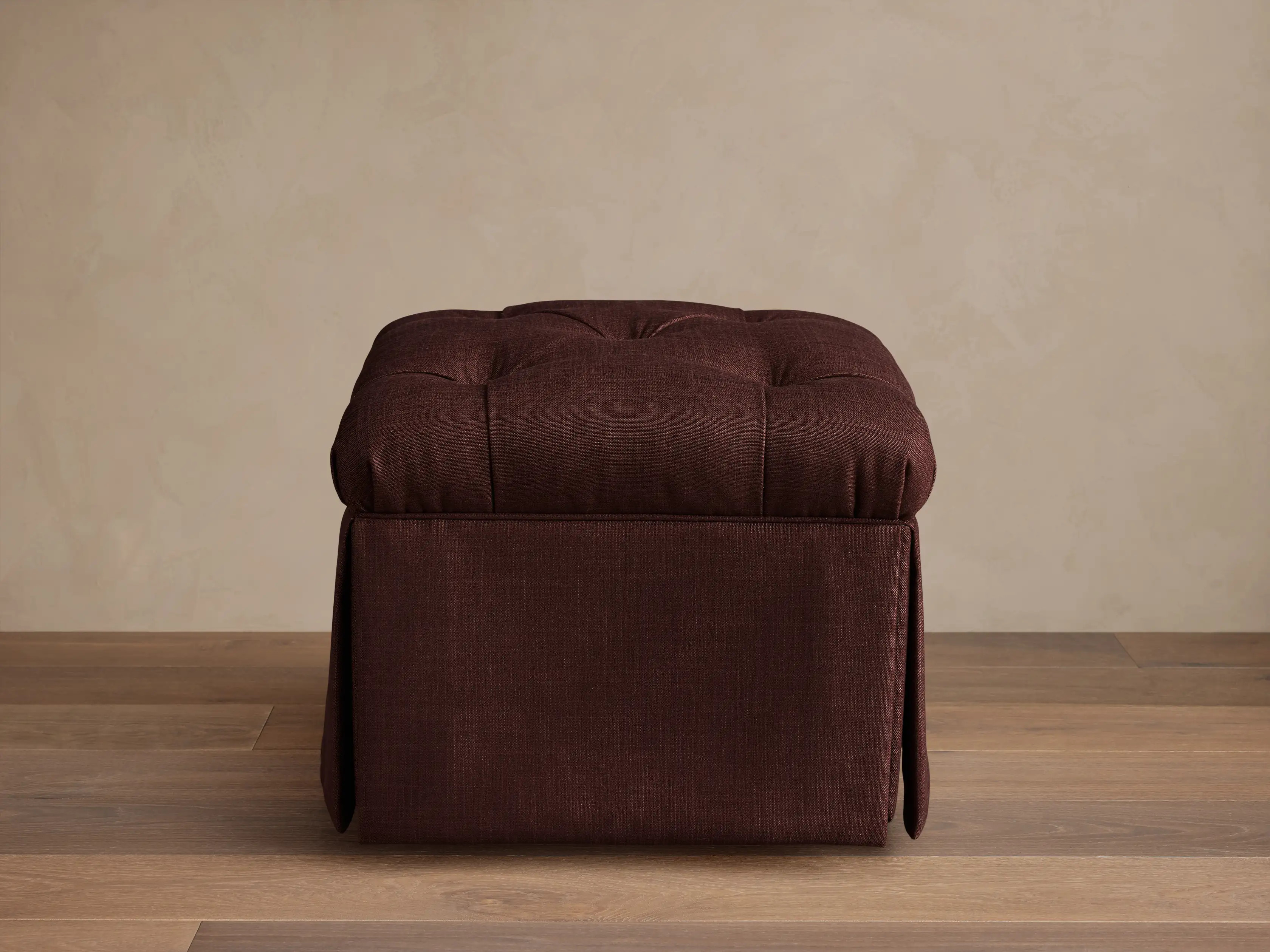 Liddie Square Ottoman | Arhaus