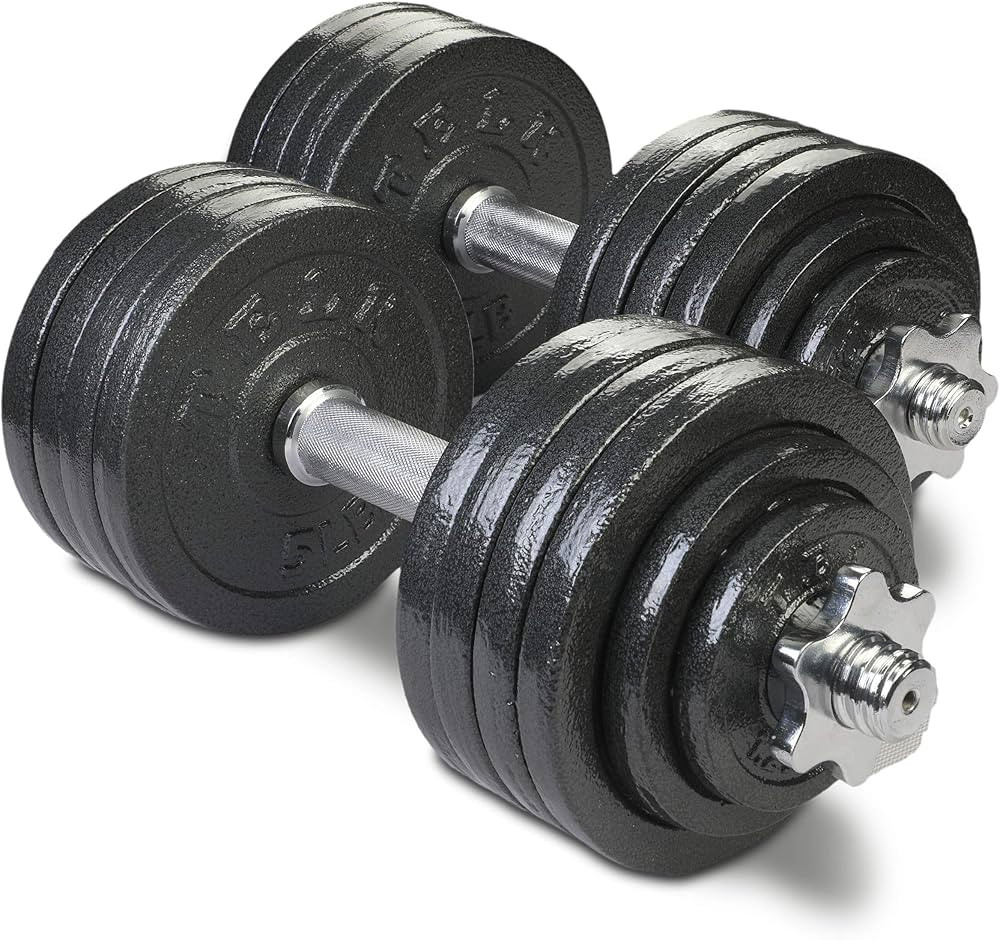 TELK Adjustable Dumbbells, Available for 45, 65, 105 and 200 lbs | Amazon (US)