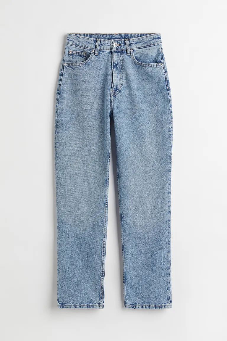 Slim Straight High Ankle Jeans | H&M (US)