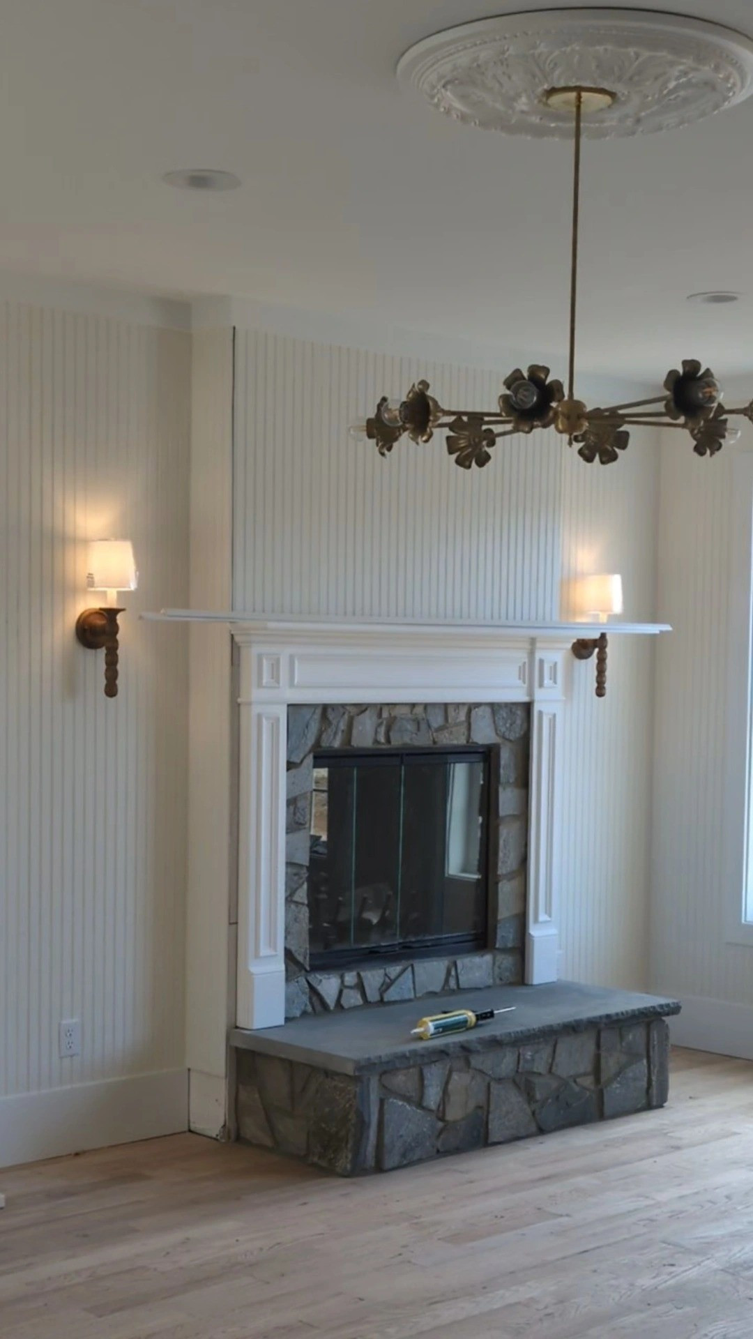 A few details of our fireplace, linked ✨ including the sconces!

#LTKHome