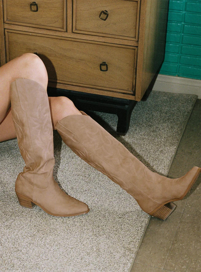 Billini Urson Boots Taupe | Princess Polly US