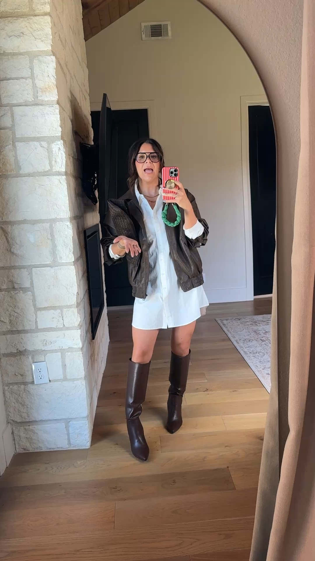 Chocolate Brown Outdirs for fall
Everything is 40% off with code: BWC40

I get my true size large in evening and size 30 in jeans.
@vici VICIPartner

#LTKgrwm #LTKOver40 #LTKMidsize