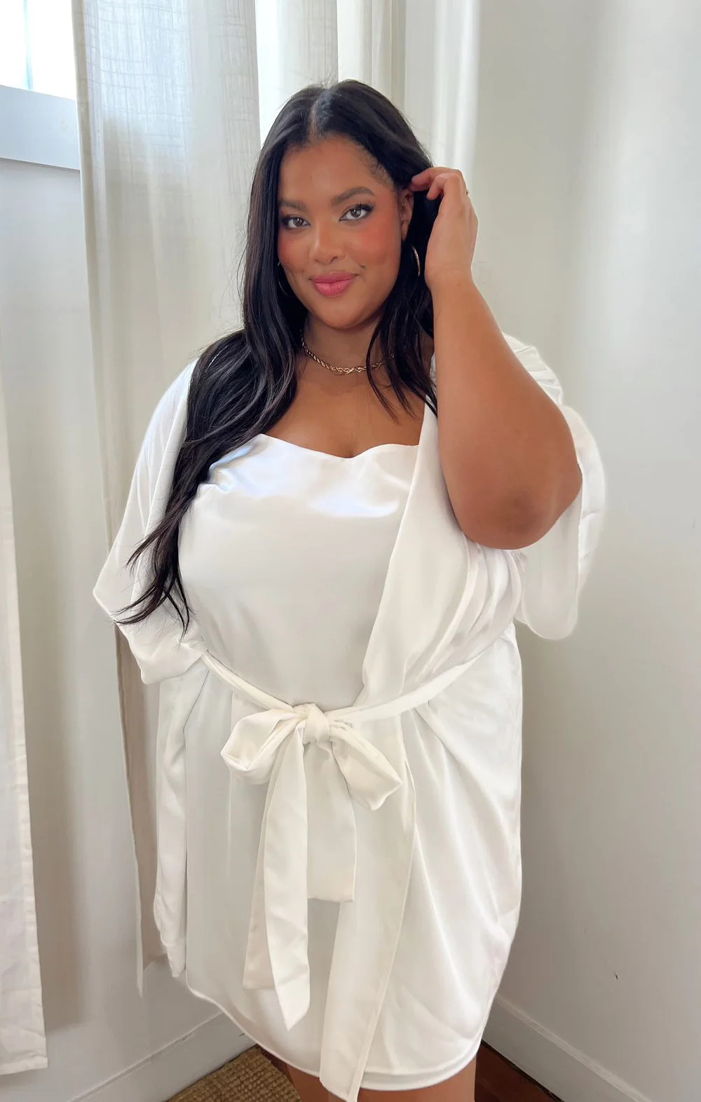 Happily Ever Top Slip ~ Ivory Luxe Satin | Show Me Your Mumu