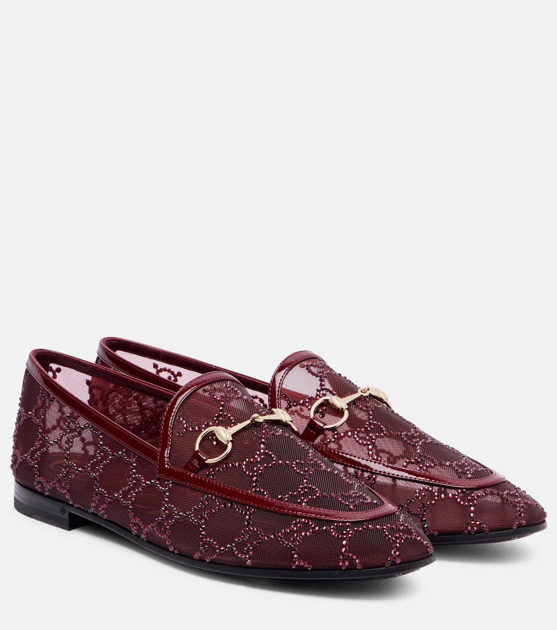 New Jordaan leather-trimmed mesh loafers | Mytheresa (US/CA)
