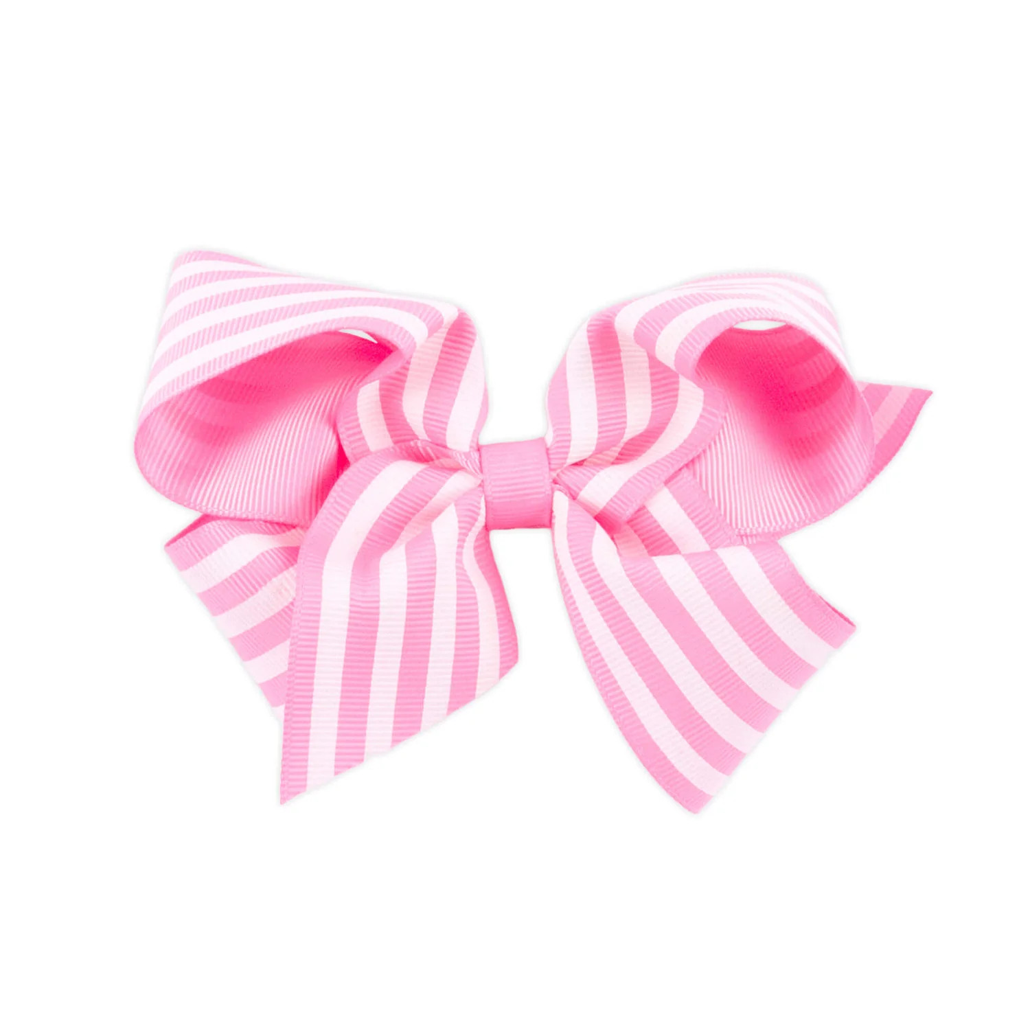 Stripe Grosgrain Hair Bow | Classic Whimsy
