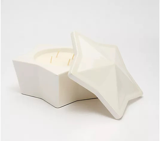 HomeWorx by Slatkin + Co. 14oz Smores Filled Star Candle | QVC