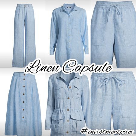 Linen is the fabric of the season and for all my upcoming trips I’m in love with these mix and match linen pieces from @landsend - from shirts to shorts to pants. Skirts and jackets. You can mix and match and look amazing through any trip with these! #investmentpiece 

#LTKover40 #LTKSeasonal #LTKstyletip