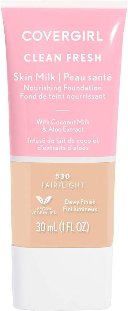 COVERGIRL, Clean Fresh Skin Milk Foundation, Fair/Light, 1 Fl Oz (Pack of 1) (packaging may vary) | Amazon (US)