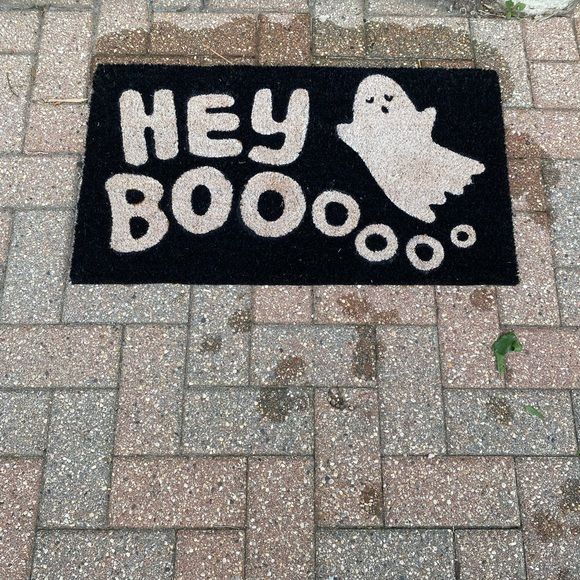 ? Heyy Boooooooo ? Halloween ? doormat | Poshmark