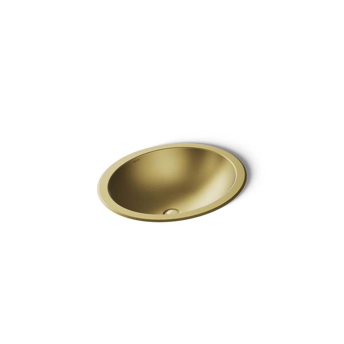 Bachata®20" Oval Drop-In/Undermount Bathroom Sink, No Overflow K2608-SU-2MB | Wayfair North America