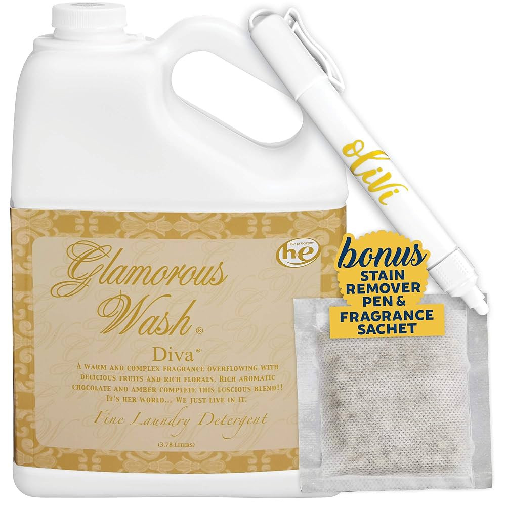 Tyler DIVA Glamorous Wash Laundry Detergent - 1 Gallon - With Olivi Stain Remover Pen - Fresh Sce... | Amazon (US)