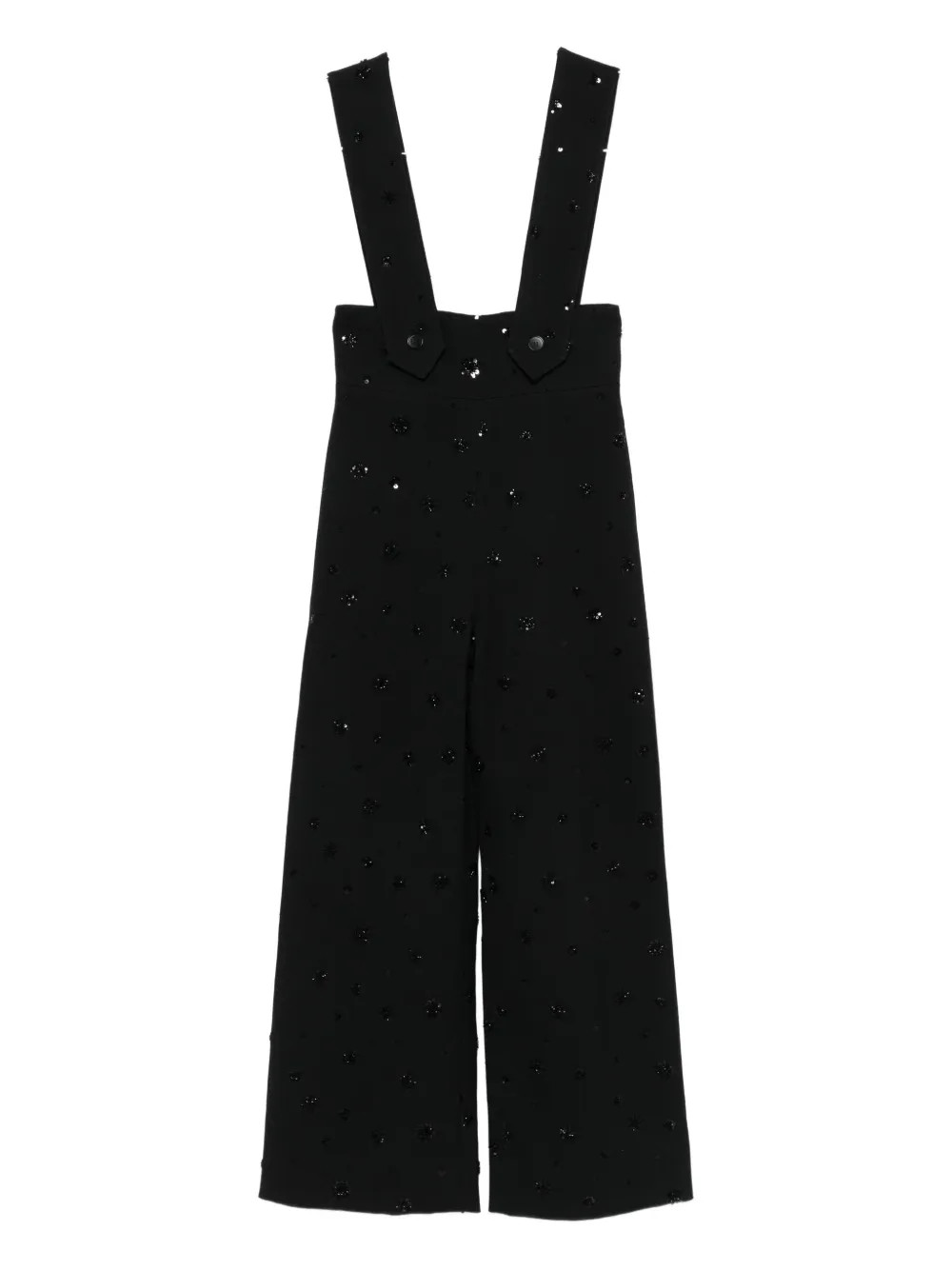 Maje Pantaloni Con Paillettes | Nero | FARFETCH IT | Farfetch Global