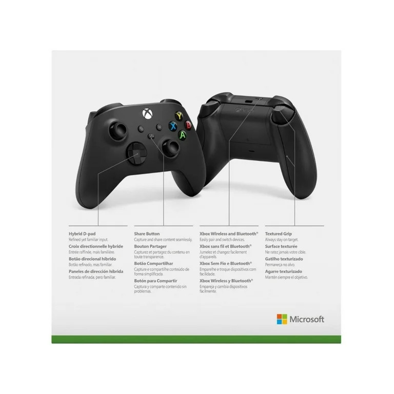 Microsoft Xbox Wireless Controller - Carbon Black - Walmart.com | Walmart (US)