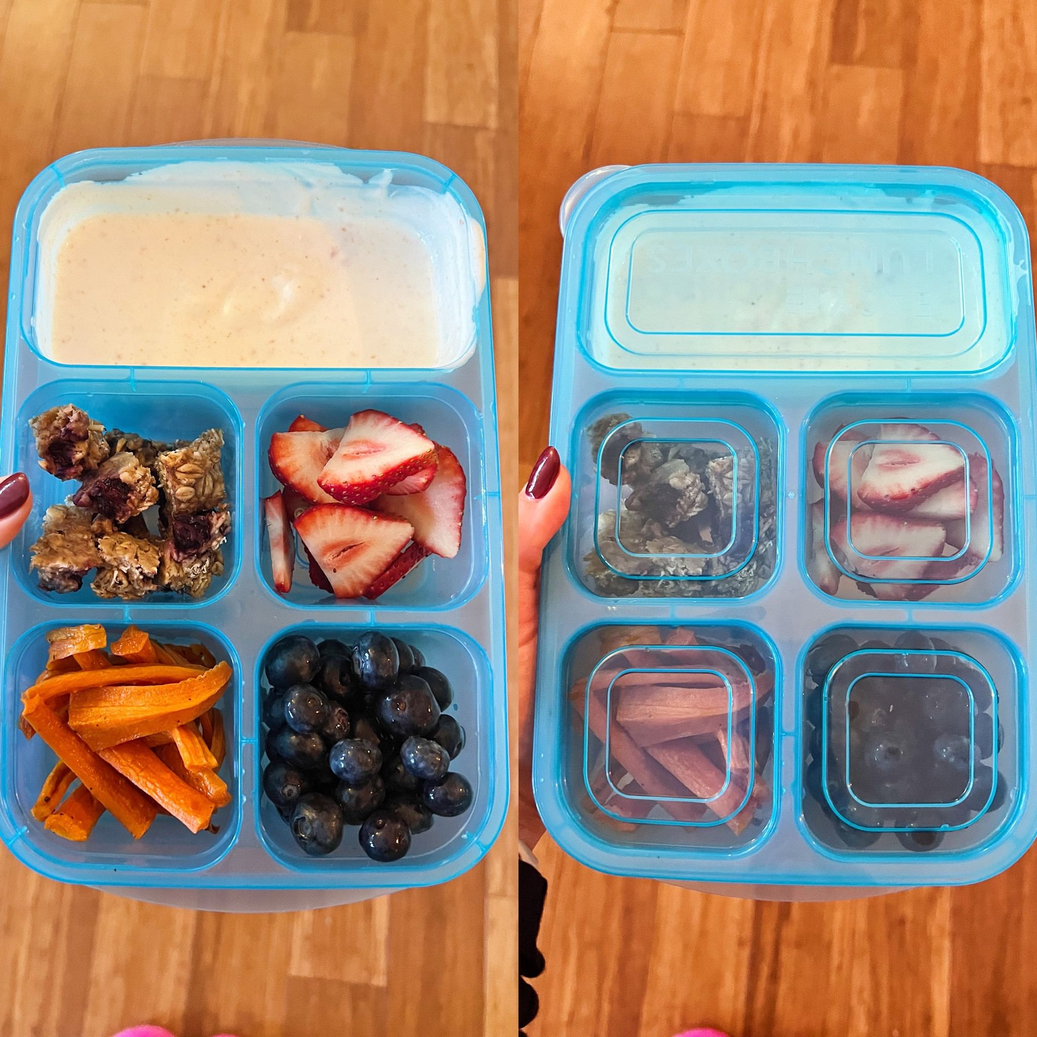 Container for toddler lunches 