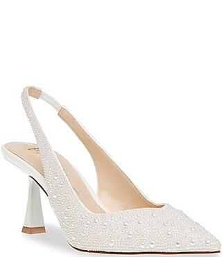Blue by Betsey Johnson Clark Pearl Slingback Pumps - 10 | Dillard's