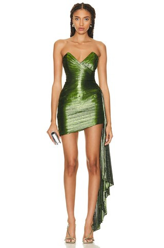 retrofete Daniele Dress in Green | FWRD 