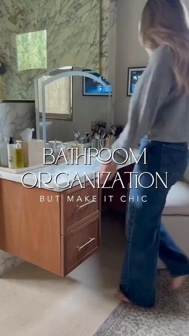 Bathroom makeup vanity organization and finds!

#LTKSeasonal #LTKvlog #LTKHome
