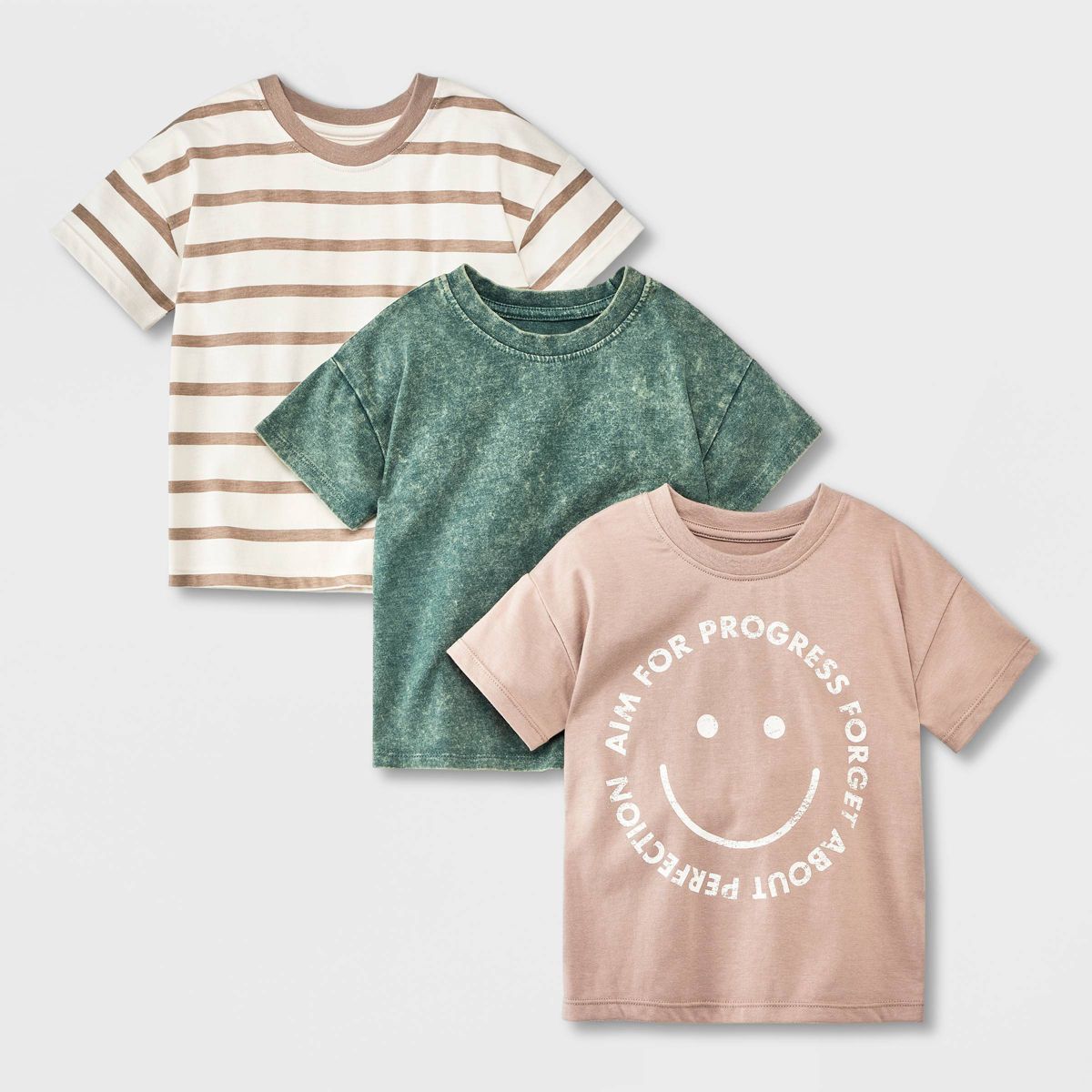 Grayson Mini Toddler Boys' 3pk Short Sleeve Jersey T-Shirt - 5T | Target