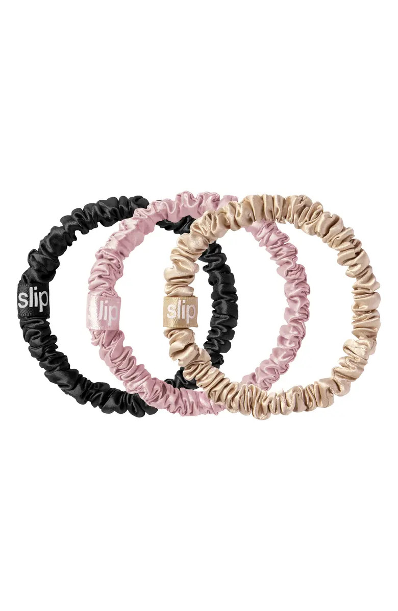 slip Pure Silk 3-Pack Skinny Scrunchies | Nordstromrack | Nordstrom Rack