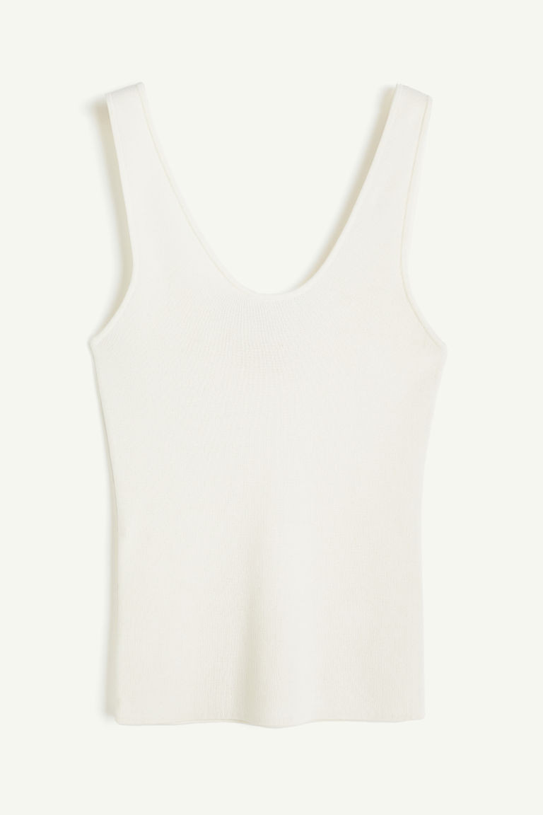 Knitted vest top | H&M (UK, MY, IN, SG, PH, TW, HK)