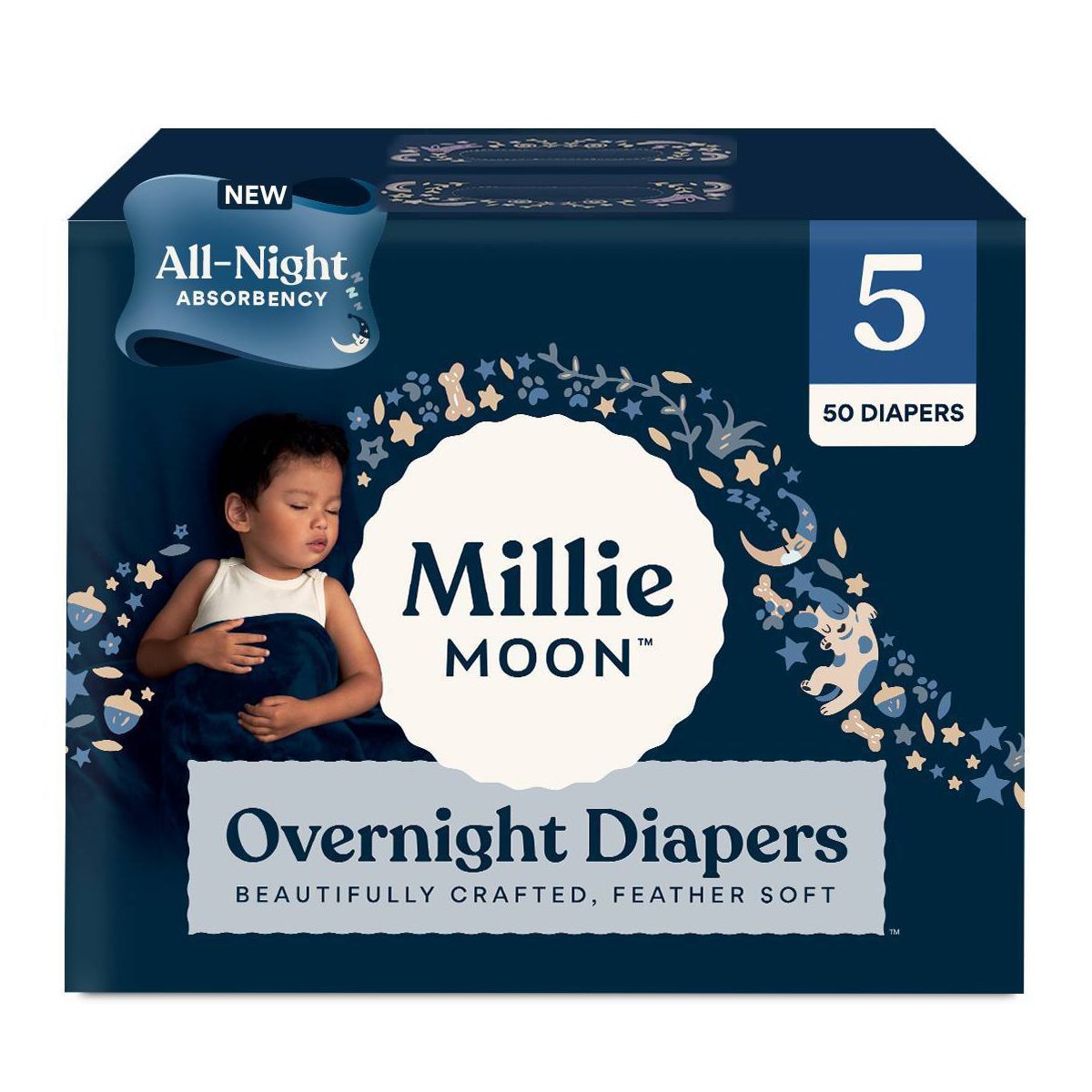 Millie Moon Disposable Overnight Diapers | Target