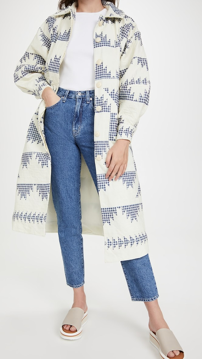 Gloucester Gingham Quilted Coat | Shopbop