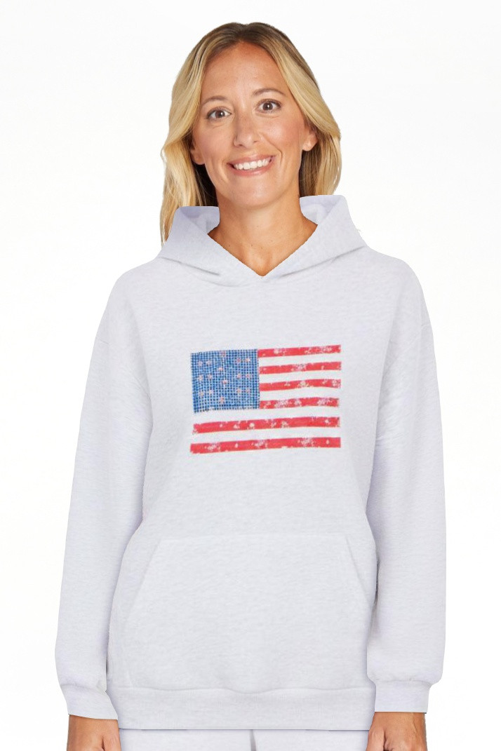 Forever 21 Women's and Women's Plus Americana Oversized Hoodie, Sizes XXS-4X | Walmart (US)