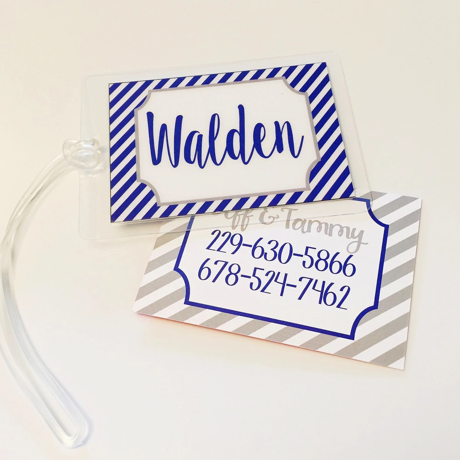 Custom luggage tag, diaper bag tag, gym bag tag, travel tag, personalized luggage tag, Baby showe... | Etsy (US)