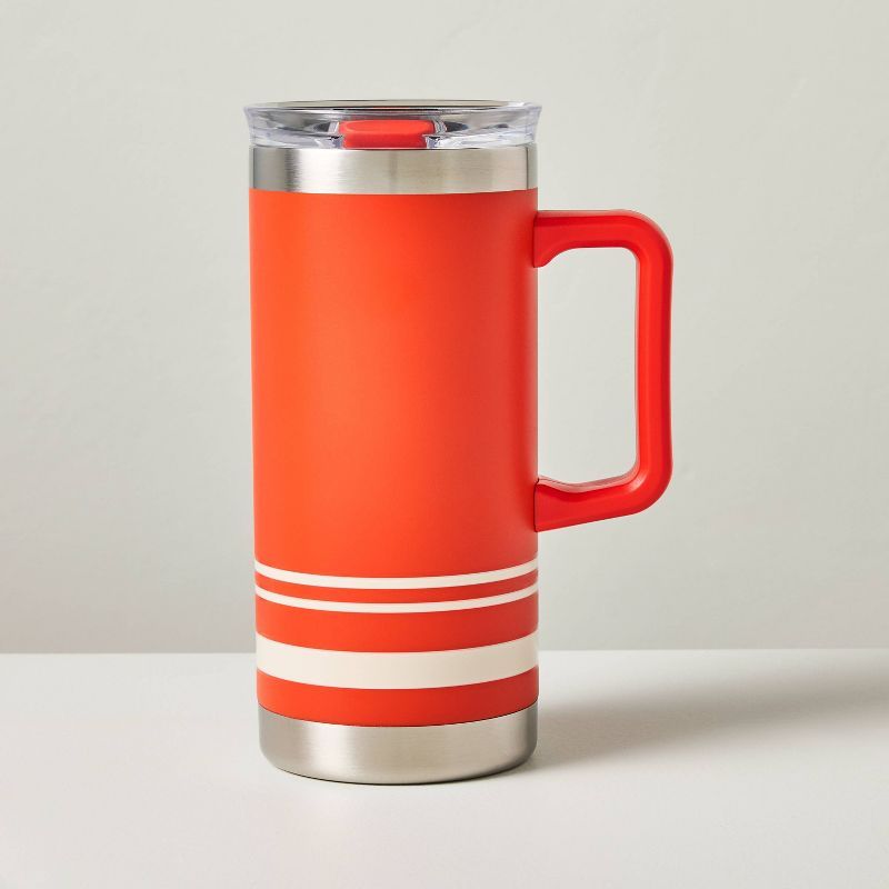 18oz Insulated Travel Mug Poppy - Hearth & Hand™ with Magnolia | Target