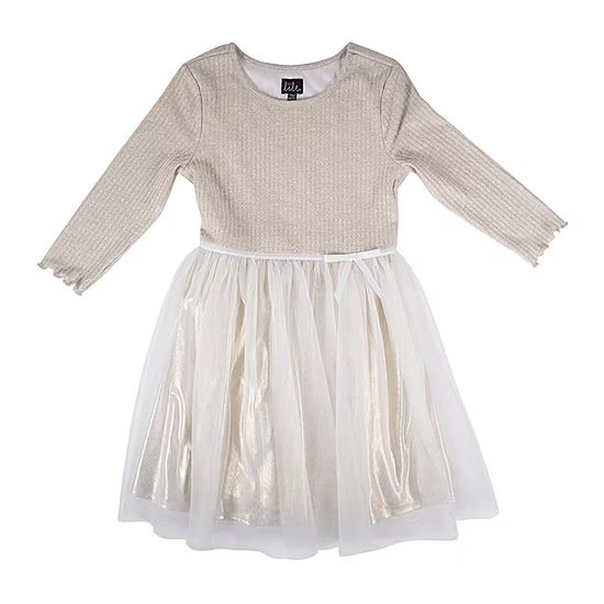 Lilt Little & Big Girls Long Sleeve Tutu Dress | JCPenney